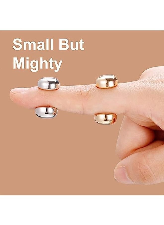 BAEKO - 4 Pair Hijab Magnetic Pins，No-Snag Multi-Use Hijab Magnets, Professional Pinless Magnetic Hijab Pins, Shiny and Matte Style Pack - Image 1