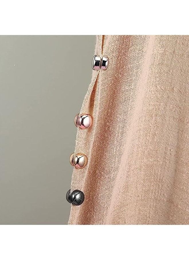 BAEKO - 4 Pair Hijab Magnetic Pins，No-Snag Multi-Use Hijab Magnets, Professional Pinless Magnetic Hijab Pins, Shiny and Matte Style Pack - Image 1