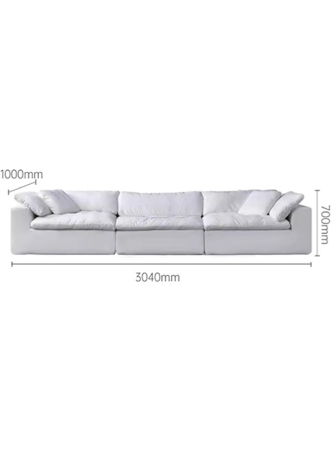 Zayn comforts Modern Living Room Sofa with Soft Dacron-Filled Seats and Versatile Seating Options (3 Seater) - Image 2