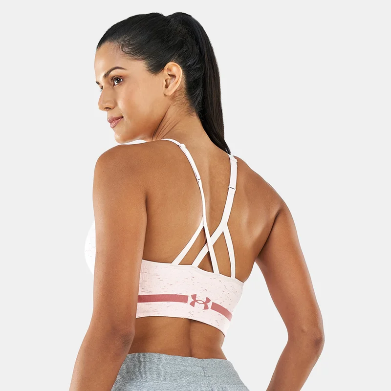 UNDER ARMOUR Women's Seamless Long Heather Sports Bra