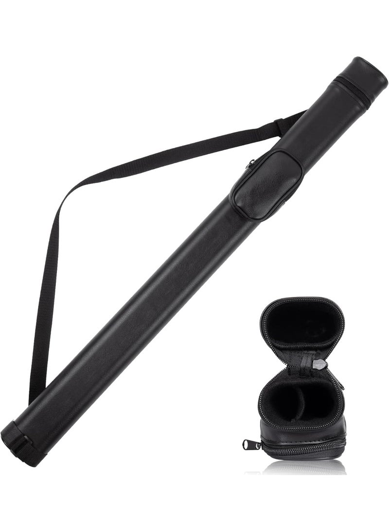 Carbon Fiber Pool Cue Stick 1/2 Joint with 9mm Tip – Professional 2-Piece Snooker Cue with Portable Carry Case & Durable Storage Bag (Black) - Image 3