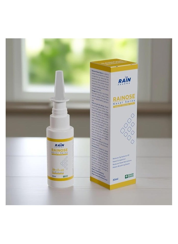 RAIN PHARMA Rainose Nasal Spray 2.2% – 30 Ml  - Image 1