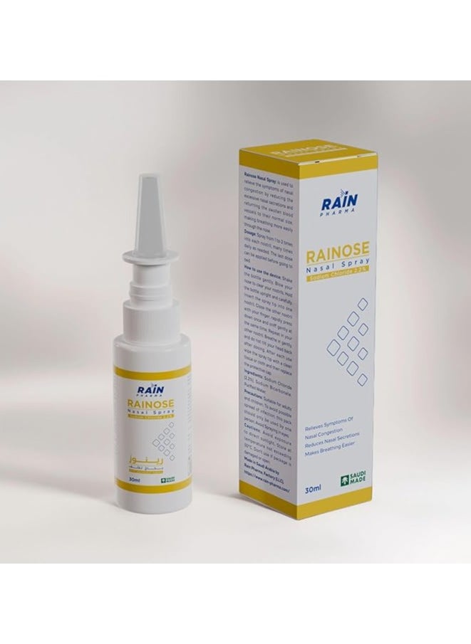 RAIN PHARMA Rainose Nasal Spray 2.2% – 30 Ml  - Image 2