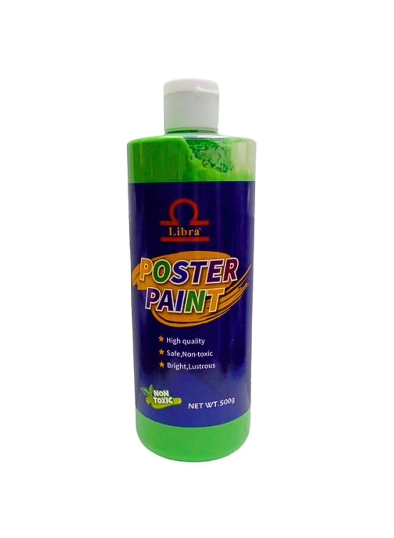 Libra Poster Paint High Quality Safe Non Toxic Bright 500g Green - Image 2