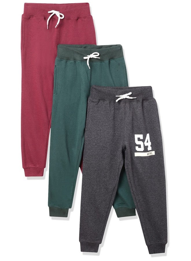 T2F Boy's Regular Track Pants (BYSJOG3P01_Multicolor 4_6-7 Years) - Image 1