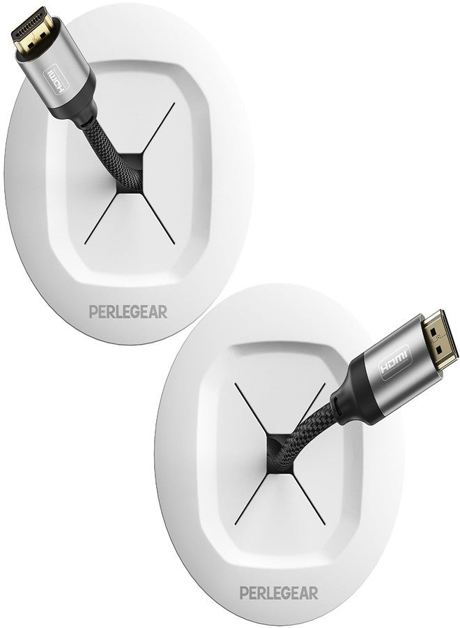 Perlegear Cord Hider for Wall Mounted TV, Wire Hiders for Mounted TV and Speakers, in-Wall Cable Management Kit, Includes Drill Template, Dust Bag and Hole Saw Drill Attachment - Image 1