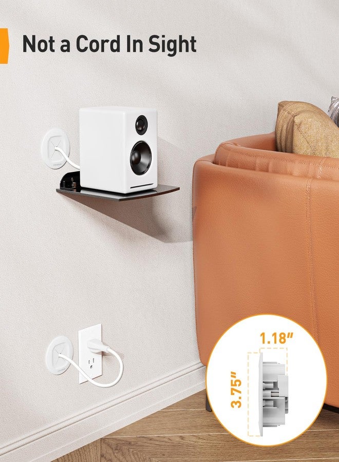 Perlegear Cord Hider for Wall Mounted TV, Wire Hiders for Mounted TV and Speakers, in-Wall Cable Management Kit, Includes Drill Template, Dust Bag and Hole Saw Drill Attachment - Image 5