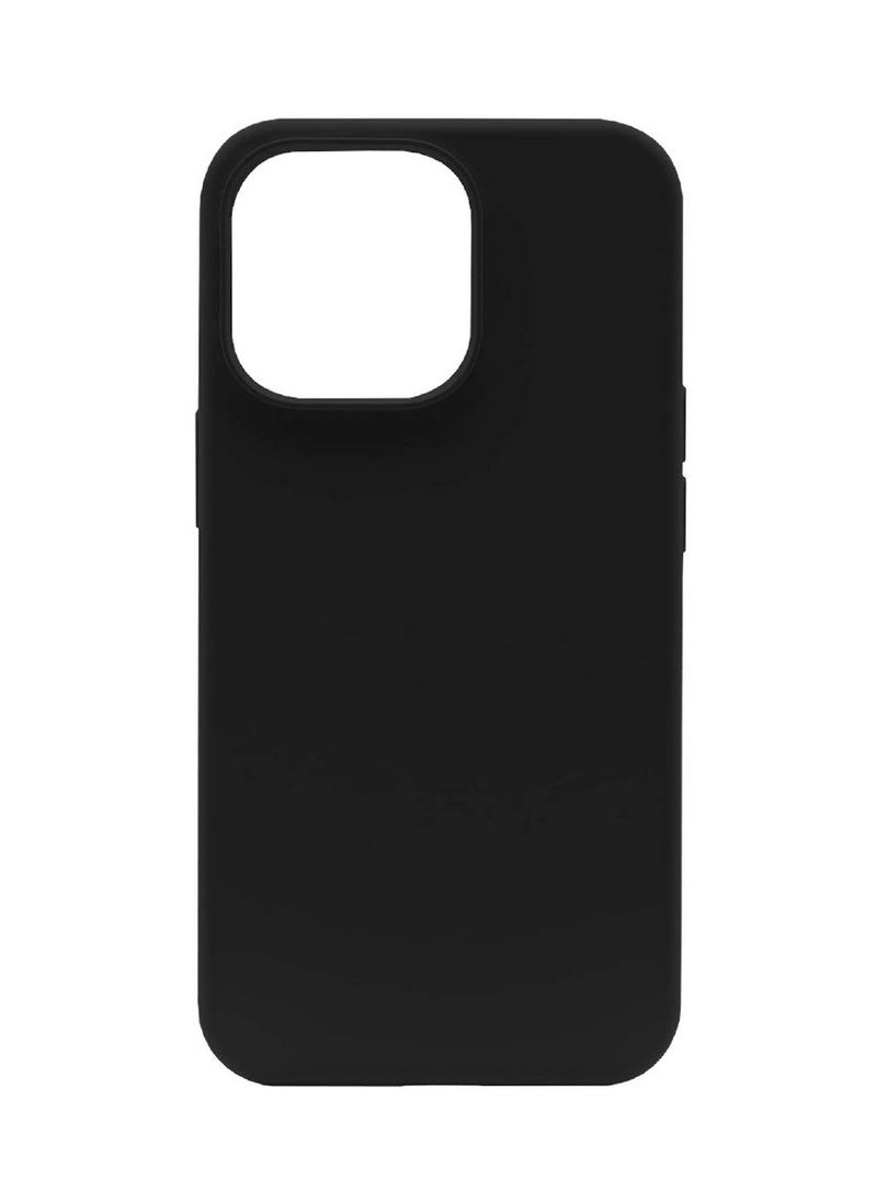 Generic Classic Velvet Feel Silicone TPU Drop Resistant Phone Case for iPhone 15 Pro Max Black  - Image 2