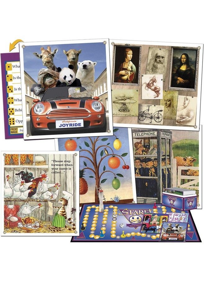 Game Development Group - Stare Board Game A Game Where Players Recall What They See. Fun Image Cards Challenge Players' Observational Powers! Classic Party And Game Night Fun For Adults And Family. Ages 15 To Adult - Image 1