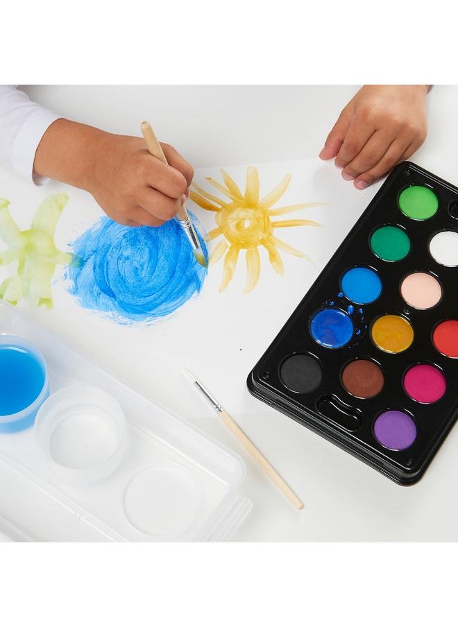 Generic Watercolour box, mixed colours  - Image 2