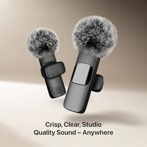Mini Mic Pro (Latest Model - Wireless Microphone for iPhone, iPad, Android, Lavalier Microphone for Video Recording - iPhone Mic Crystal Clear Recording with USB-C (with Charging Case) - Image 3