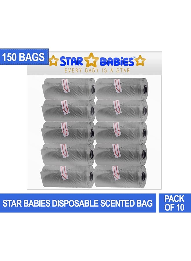 ستار بيبيز عبوة أكياس معطرة من 10 قطع، عبوة رمادية من قطعة واحدة - Image 2