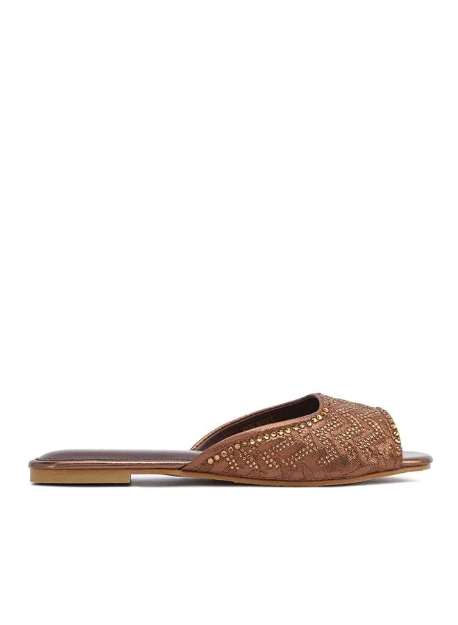 فايور Stylish Laser-Cut Ornate Flat Slide MY 383