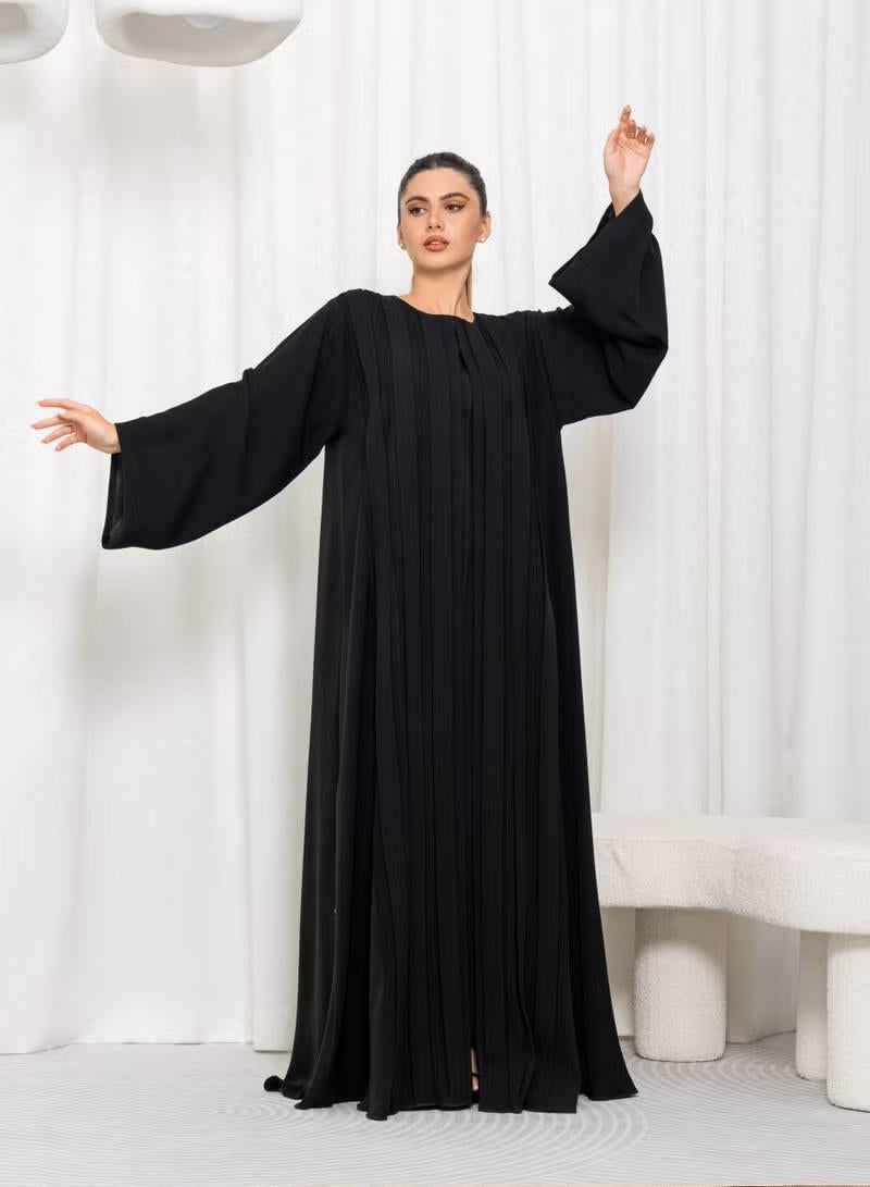 Nikias Nida Pleated Abaya - Image 1