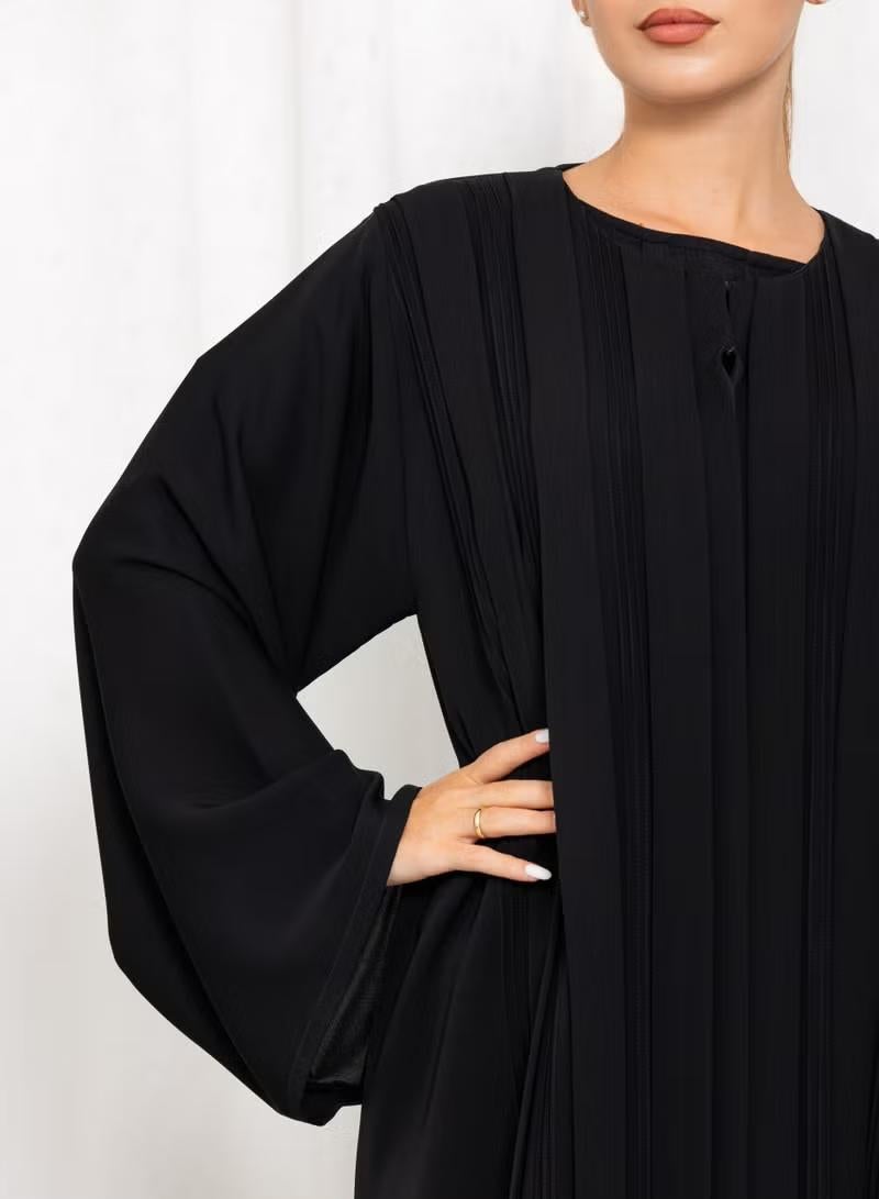 Nikias Nida Pleated Abaya - Image 3