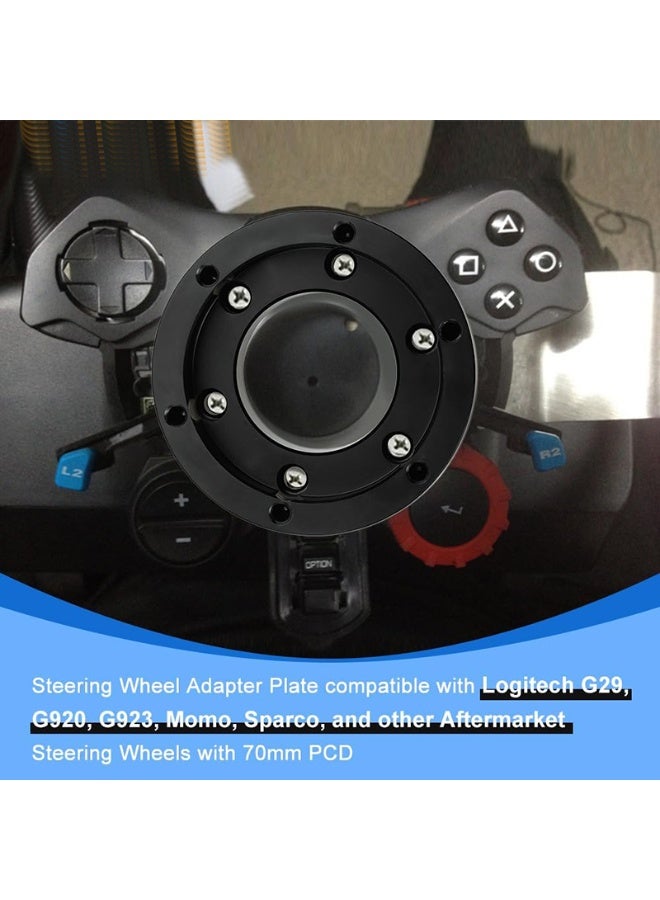 لوحة محول عجلة القيادة لـ Logitech Driving Force G29 G920 G923، 70 مم، تعديل لعبة سباق السيارات، أكثر دقة - Image 3