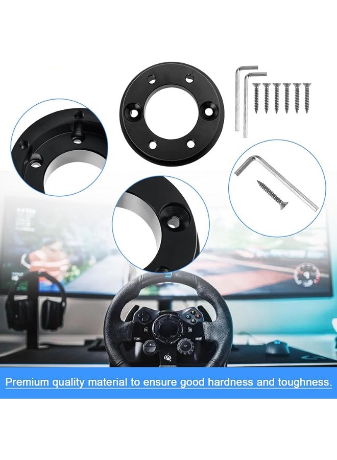 لوحة محول عجلة القيادة لـ Logitech Driving Force G29 G920 G923، 70 مم، تعديل لعبة سباق السيارات، أكثر دقة - Image 5