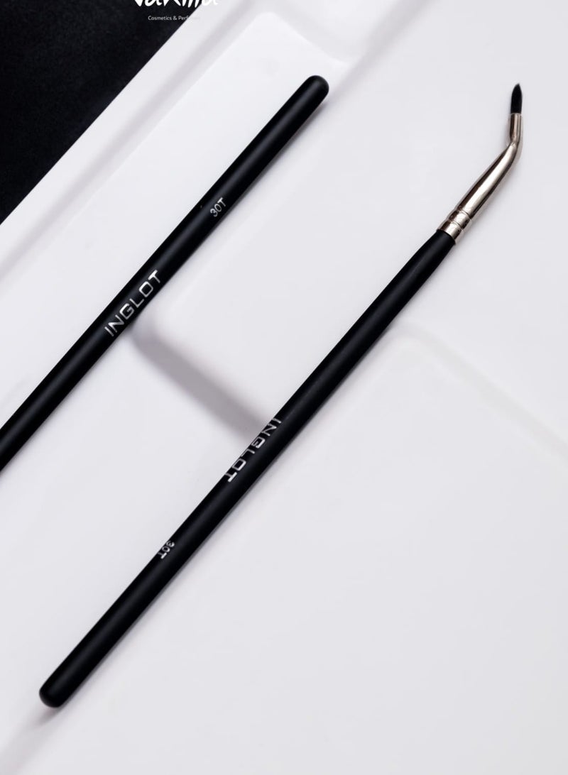 Inglot Makeup Brush – 30T Black/Silver - Image 3