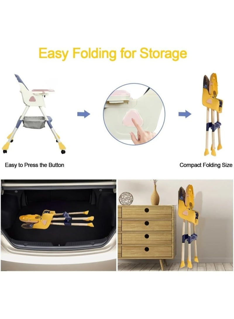 Practical and Comfortable Baby High Chair - Your Child's Safe Mealtime Companion - Image 5