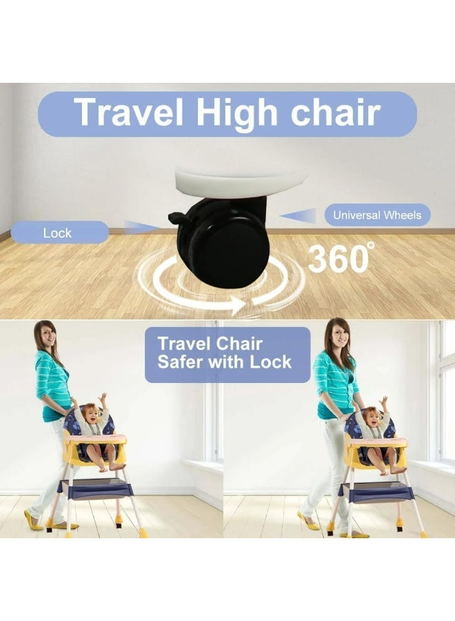 Practical and Comfortable Baby High Chair - Your Child's Safe Mealtime Companion - Image 4