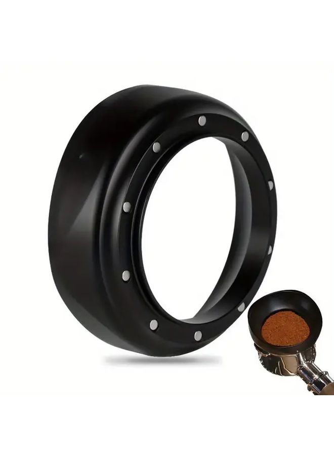 Black 51mm Magnetic Anti Flying Powder Ring With 8 Powder Collectors - Image 1