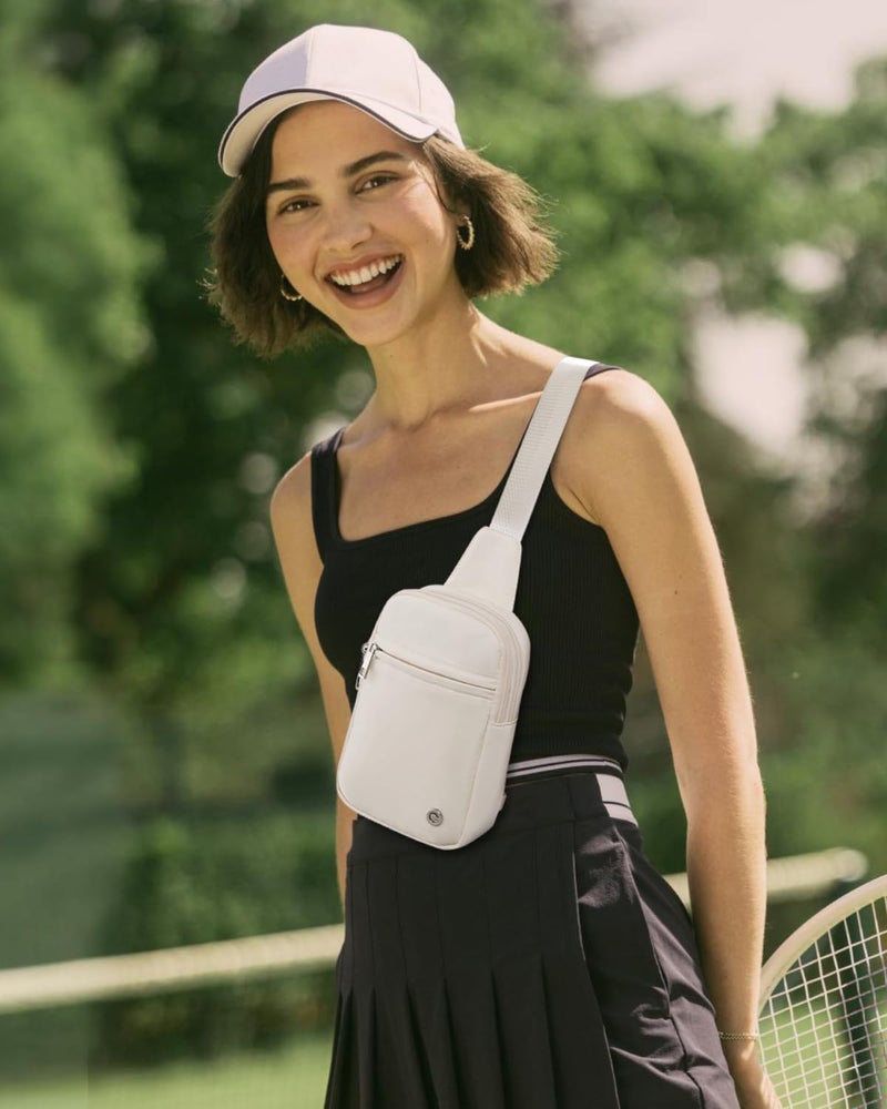 CHOLISS Small Crossbody Bags for Women and Men - Sling Bag Trendy Fanny Packs Chest Bag with Extended Strap - Image 2