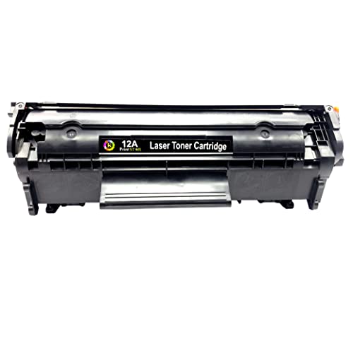 Print Star High Yield 12A Black Laser Toner Cartridge Compatible with HP Q2612A for Laserjet 1010 1012 1015 1018 1020 1022 3020 3030 3050 3052 3055 M1005 Pack of 5 - Image 2