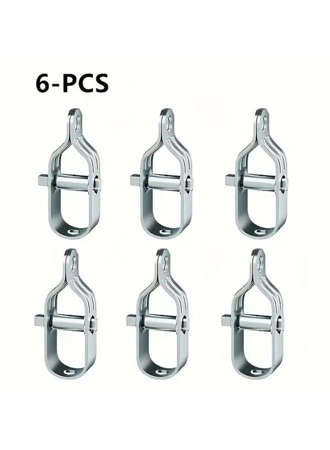 6pcs Heavy Duty Metal Wire Rope Tightener For Garden Greenhouse Trellis - Image 1