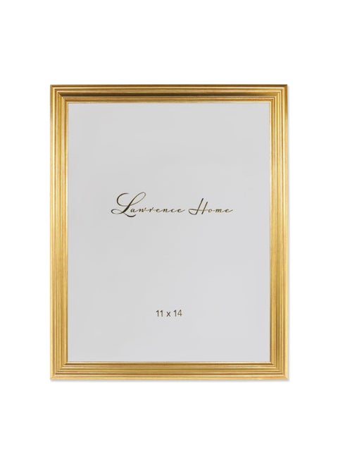 Lawrence Frames 11x14 Sutter Burnished Gold Picture Frame 536211