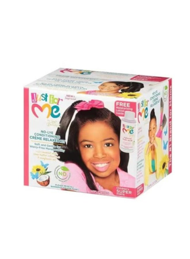 Just for Me No-Lye Children Conditioning Creme Relaxer Kit Super
