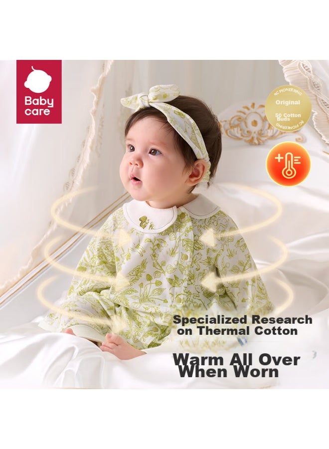 Babycare Babycare Baby Autumn Onesie, Pure Cotton Romper, Newborn Infant Clothing, Hawoy Light Wood Brown, 90cm  - Image 2