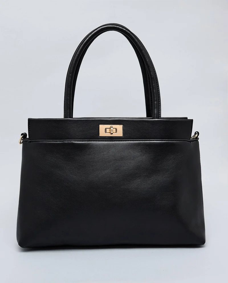 أر أند بي Solid Twist-Lock Satchel Bag