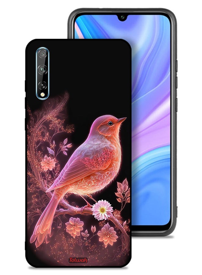Tolwak Huawei Y8p Protective Case Cover Cute Bird Art - Image 1