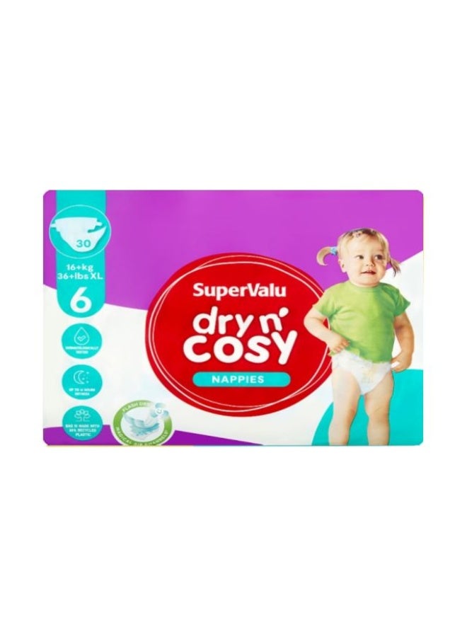 Nappies Size 6 16+ kg - 30 nappies