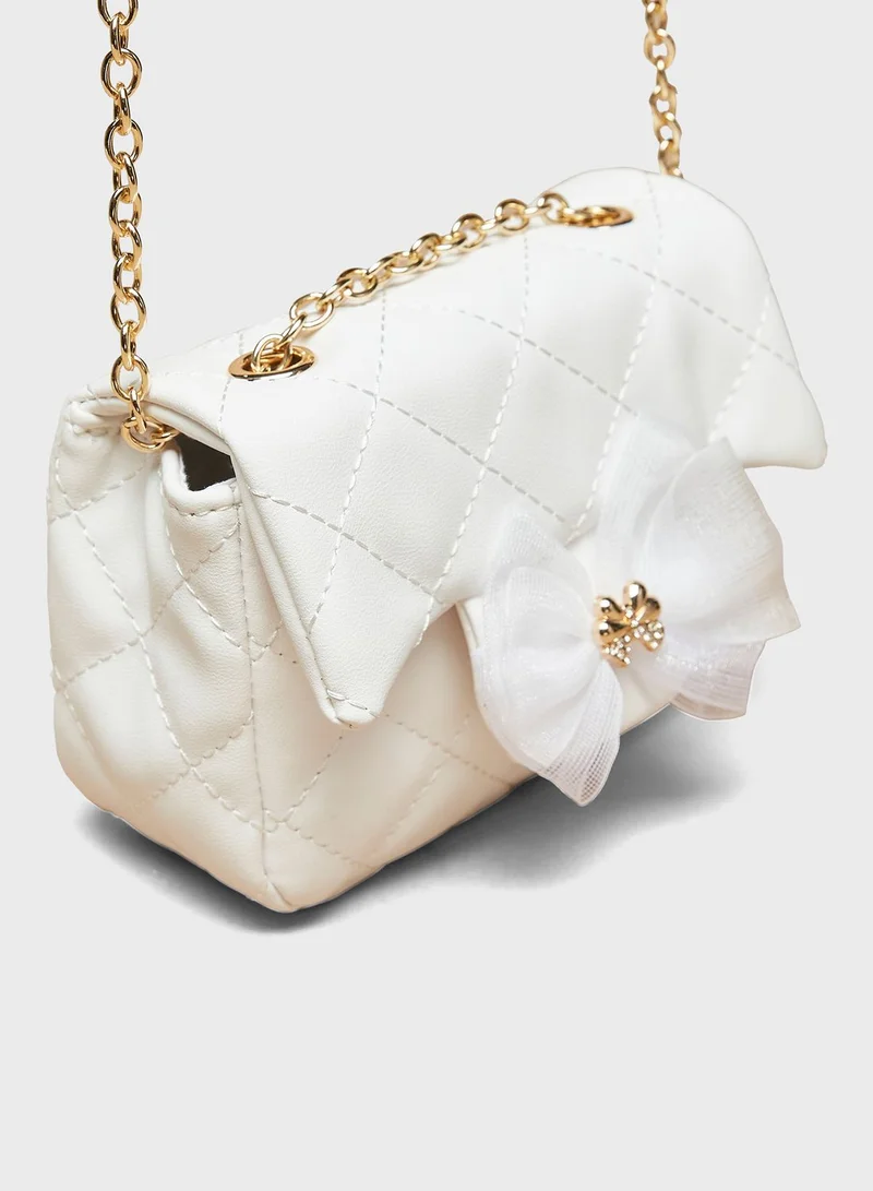 shoexpress Kids Front Bow Crossbody