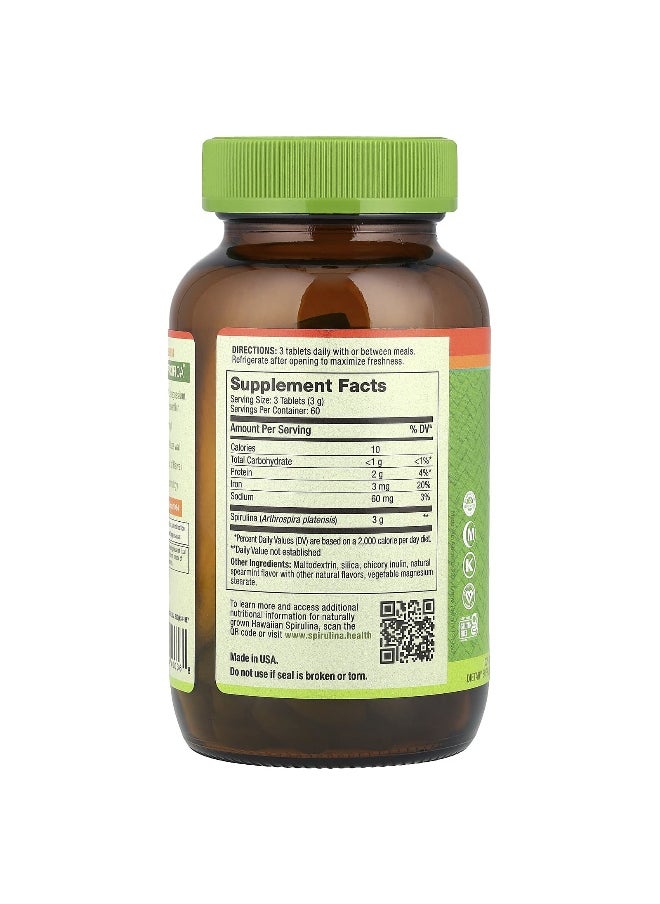 Nutrex Hawaii Nutrex Hawaii, Pure Hawaiian Spirulina®, Spearmint, 3,000 mg, 180 Tablets (1,000 mg Per Tablet)  - Image 2