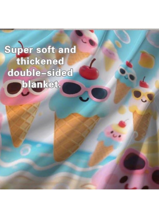 general Wisdom Fairy (latest) flannel thin blanket (heat and comfortable, suitable for sleep, games, dust and sandproof) 150cm*200cm - 69 - Image 5