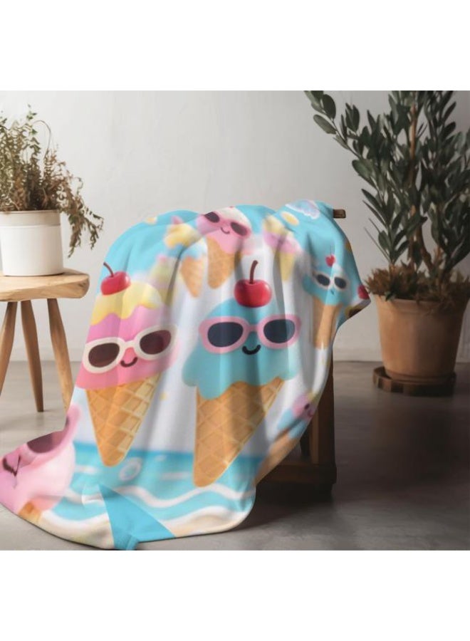 general Wisdom Fairy (latest) flannel thin blanket (heat and comfortable, suitable for sleep, games, dust and sandproof) 150cm*200cm - 69 - Image 3