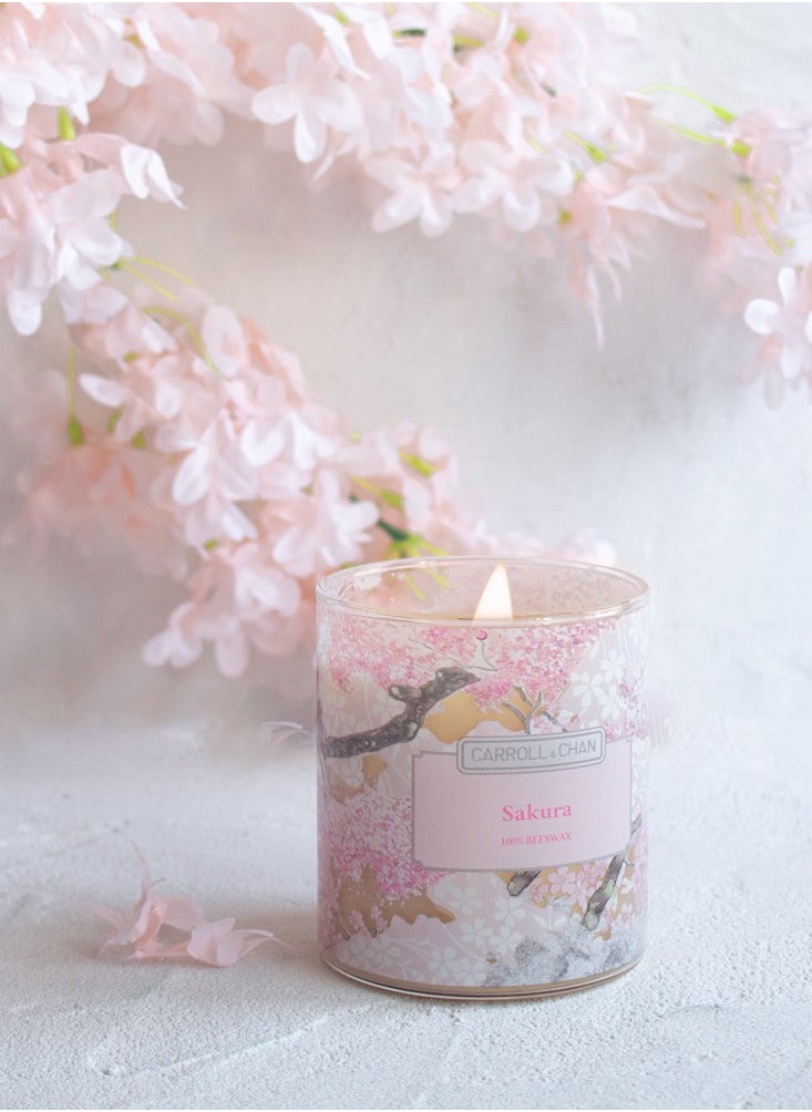 CARROLL & CHAN - Sakura beeswax jar candle - Image 1