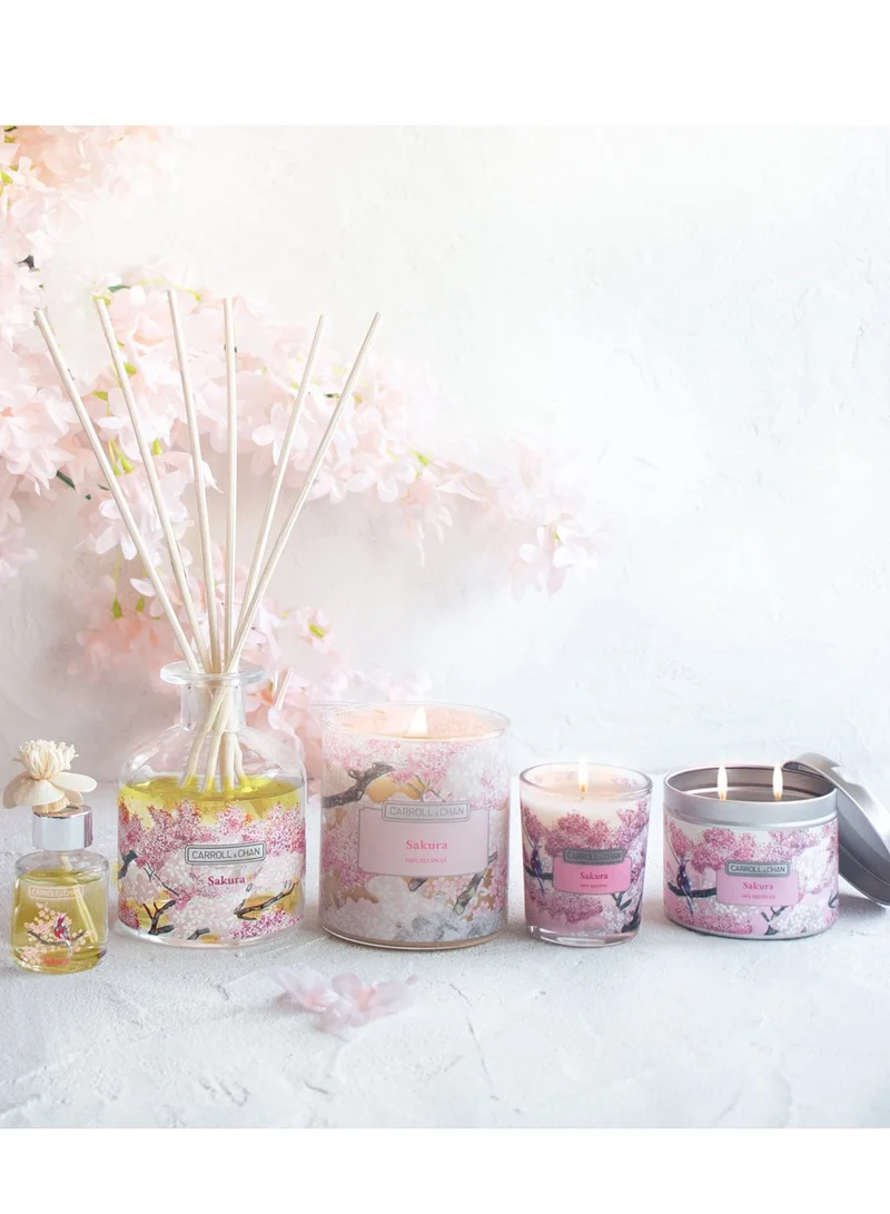 CARROLL & CHAN Sakura beeswax jar candle