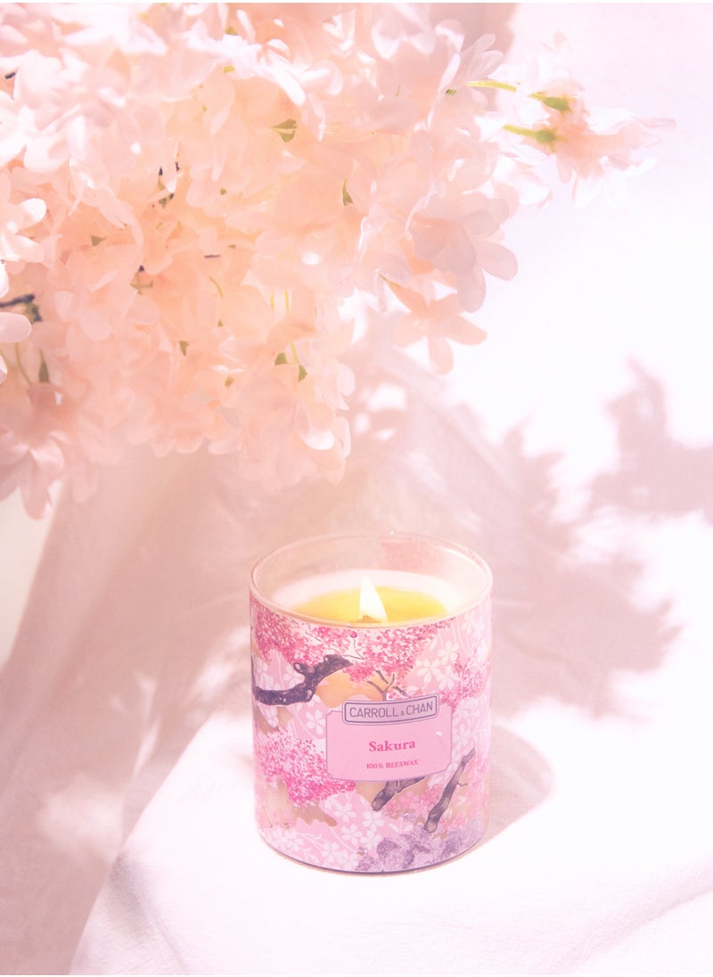 CARROLL & CHAN - Sakura beeswax jar candle - Image 1