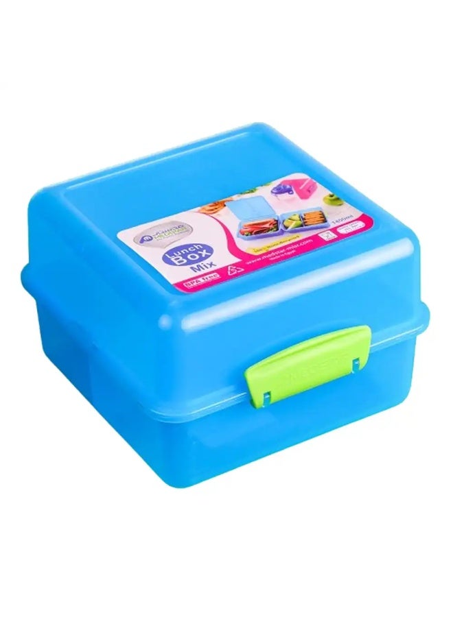 ميدستار صندوق غداء ميدستار 1400 مل أزرق - 7684 - Image 1