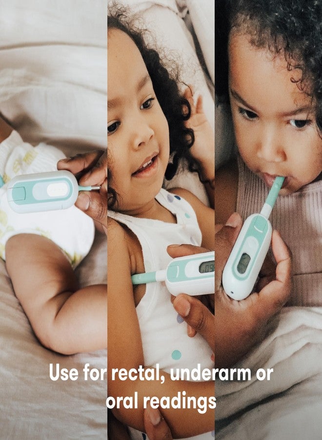 Frida Baby 3-in-1 Rectal, Underarm & Oral Thermometer for Kids, Digital Baby Thermometer for Infants, Toddlers, & Kids, Quick & Accurate Temperature Check, Includes Carrying Case for Storage - Image 2