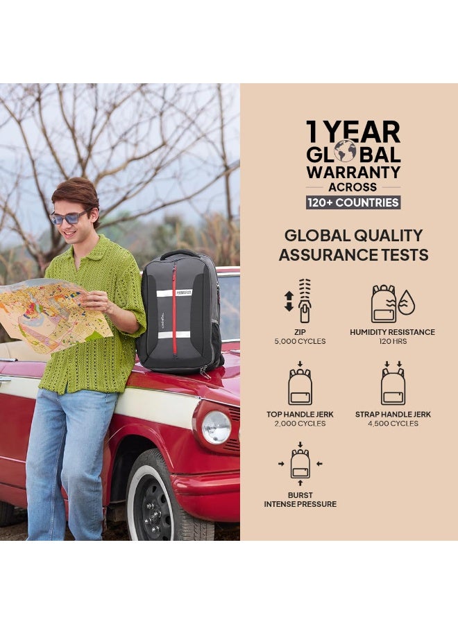 American Tourister Bowie The Outdoor Backpack With A 17 Inch Laptop Compartment, 35 L Capacity, External Bottle Holder, And A Shoe Compartment For Men And Women - Image 2