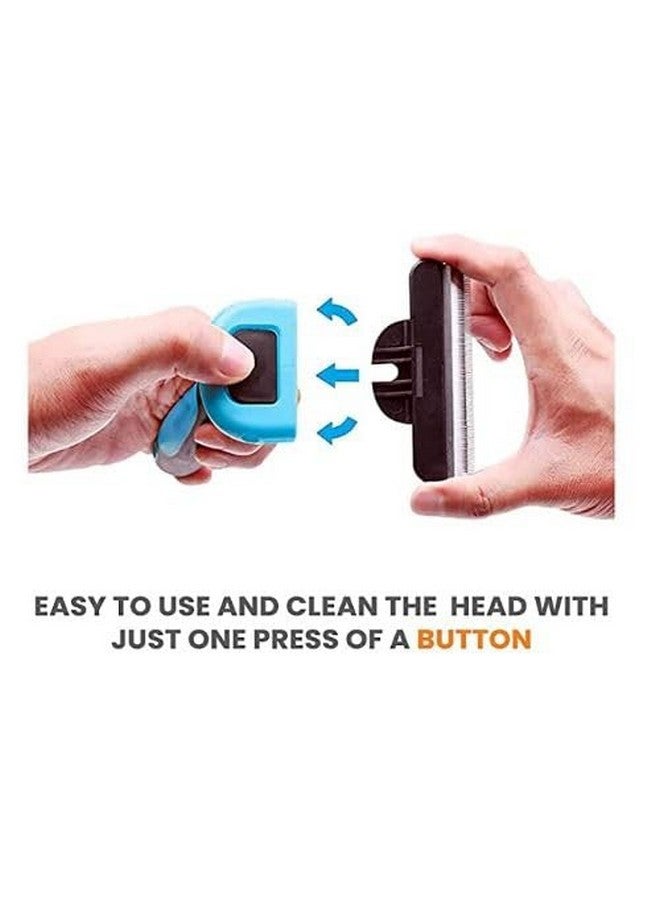 Episkey Pet Grooming De-Shedding Tool Brush for Dogs, Cats and Rabbits| Dog De-Shedding Comb for Short, Medium, and Long Hair All Breeds (De-Shedding Brush) - Image 4