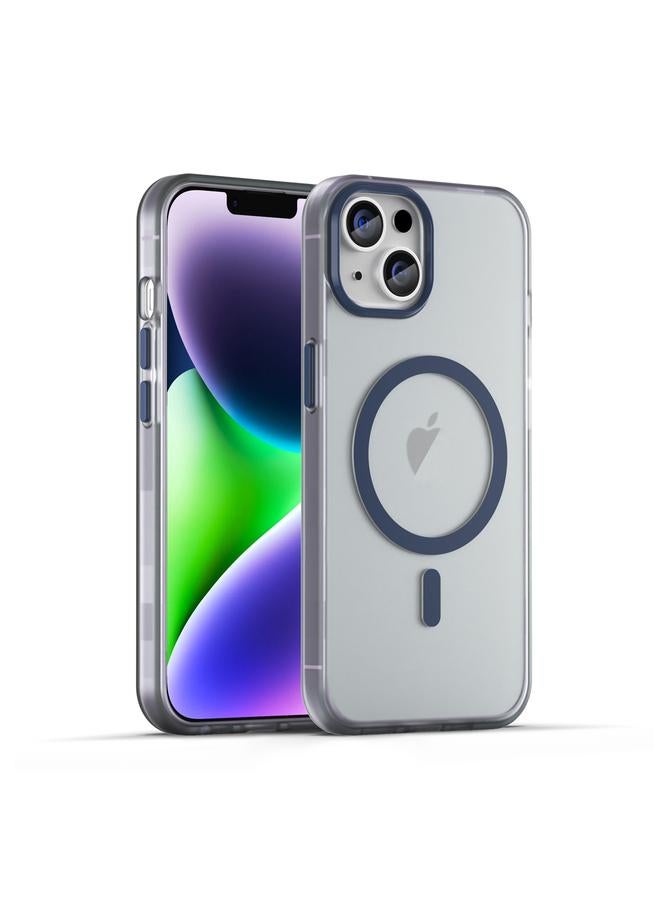 S-TOP Case For iPhone 15 MagSafe Frosted Translucent TPU + PC Full Coverage Phone Case - Image 1