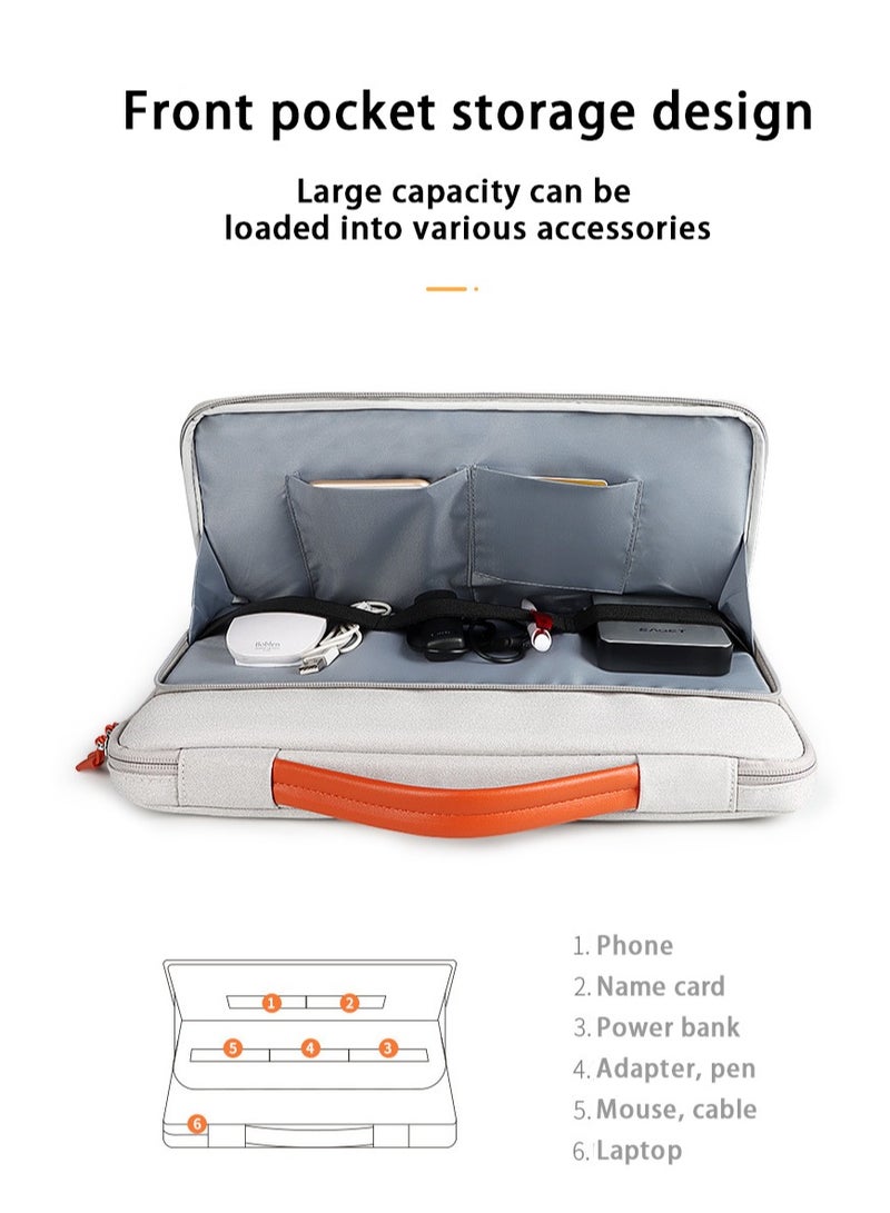 Skycare Laptop Sleeve Bag 14/16 inch for Laptop/ Notebook/Tablet Compatible with  MacBook Air/Pro, Dell, HP, Acer, Asus, Lenovo, Water Resistant with Top Handle - Image 2