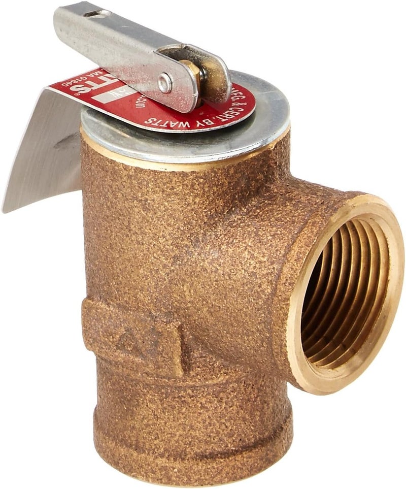 watts 0342691 30 PSI Pressure Relief Valve, Bronze, 3/4" 335 M2-030 - Image 1