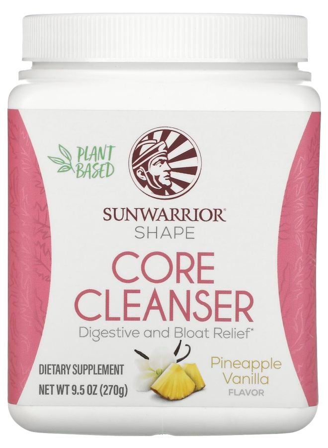 Sunwarrior Shape Core Cleanser Pineapple Vanilla 9.5 oz (270 g)