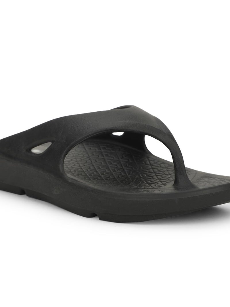 Bata 8716 Noah E Black Casual Slip-On Thong Slippers for Men UK Size- 8 - Image 5
